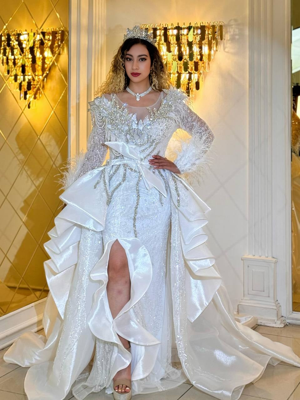 Snow Queen Gala Gown – A majestic dream of ice and elegance